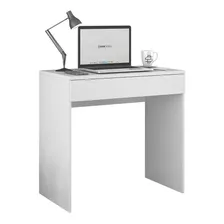 Mesa Escrivaninha Loft Minimalista Mdf 80cm Com 01 Gaveta