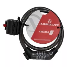 Cadeado Bicicleta Absolute Espiral Com Segredo 80cmx12mm