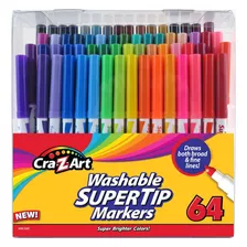 Set De 64 Marcadores De Colores - Crazy Art