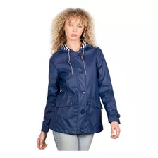 Impermeable Mujer Greenlander Ny7295 Doble Cierre Capucha