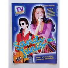 Revista Pôster Tv Mania Nº 53 - Sandy E Júnior - 2002