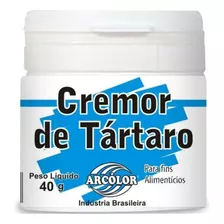 Cremor De Tártaro Alimentício Concentrado 40g - Arcolor