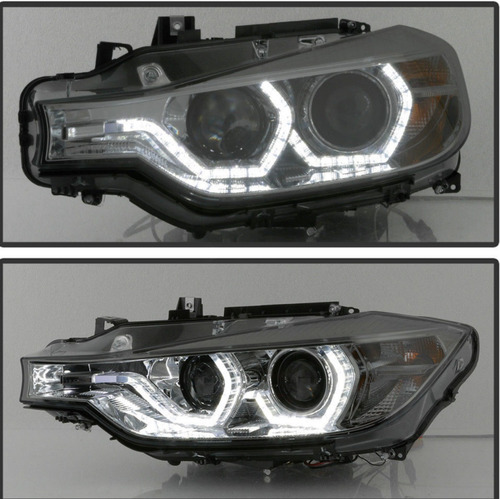 Faros Bmw F30 2012 Al 2015 Serie 3 Ojo De Angel  320 328 Foto 2