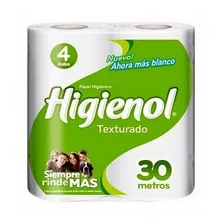 Papel Higienico Higienol Texturado 30mts X 4/12
