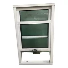 Ventana Guillotina Aluminio Serie 20 Blanca 50 X 83,5 Cm