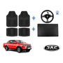 Tapetes 3d Logo Jac + Cubre Volante Frison T8 4x4 23 A 25