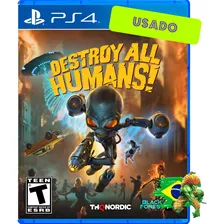 Destroy All Humans Ps4 Midia Fisica