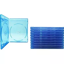 10 Cajas Vacias Estandar Dobles Cajas De Reemplazo Azul Pa