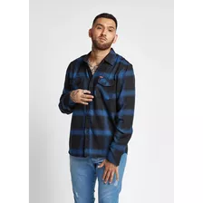 Camisa Lumberjack Azul Marino Gangster