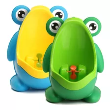 Mictorio Infantil Sapinho Verde Criança Banheiro Menino Cor Azul
