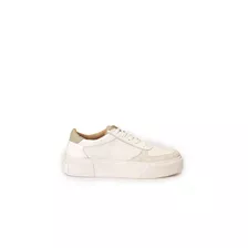 Zapatilla Heyas Original Mujer Urbana Blanca Con Recortes 