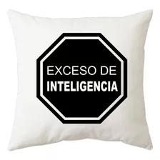 Etiqueta Exceso De Inteligencia Almohadon Friki Tu Eres