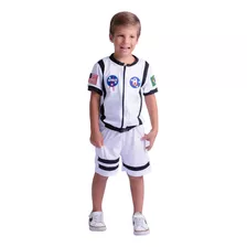 Roupa De Astronauta Shorts E Camiseta