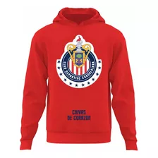 Hoodie Chivas De Corazón Guadalajara Fútbol Liga Mx