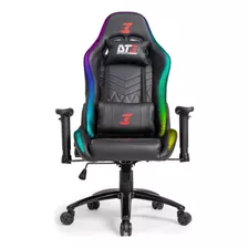 Cadeira Gamer Dt3sports Rgb Estelar Pixel Infantil Crianças Cor Preto