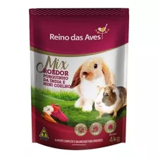 Ração Gold Mix Porquinho Da Índia E Mini Coelho 4kg R.d.a