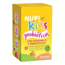 Nup Probioticos Kids Niños 30 Sachets 5 Cepas 6 Billones Ufc Sabor Sin Sabor