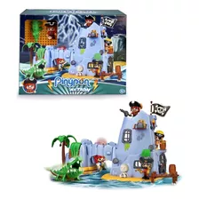 Pinypon Action Isla Pirata Cocodrilo Set Muñecos Juguete