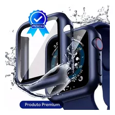 Capa Bumper Película De Vidro Temperado P/ Apple Watch Rock