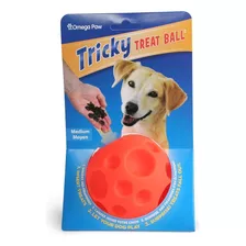 Pelota Omega Paw Authentic Tricky Treat, Mediana, Naranja