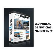 Portal De Notícias = Thema Newspaper Para Jornal