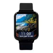 Smartwatch Scarf B57 1.3 Caixa Preta Pulseira Preta 