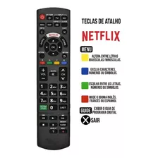 Controle Remoto Compatível Tv Panasonic Smart Tc-42as610b