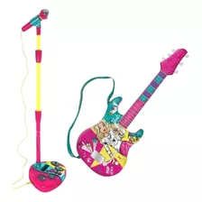Brinquedo Musical Barbie Fabulosa Guitarra E Microfone - Fun