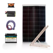 Kit Solar Completo Autoinstalable Energia Panel Bateria K1