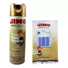 Kit Anti Traça Aerosol 300ml + Jimo Cartela Anti Traça Jimo