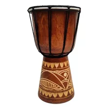 Djembe Tambor Africano Santeria Decorativo 25 Cm Alto