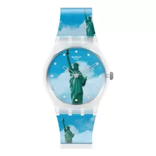 Reloj Swatch Gz351 New York By Tadanori Yokoo C