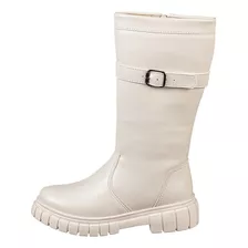 Bota Montaria Infantil Feminina Tratorada Confort Macia Moda