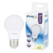 Lâmpada Led Bulbo A60 12w 3000k Bivolt Galaxy E-27