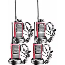 Walkie-talkies Arcshell 4 Piezas 8 Km Máx 1500 Mah