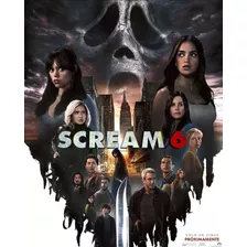 Póster Original, Oficial De Cine Scream 6 Impreso Por Ambos 