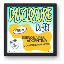 Disclosure Dj Set - Argentina - 9 De Febrero - 21hs