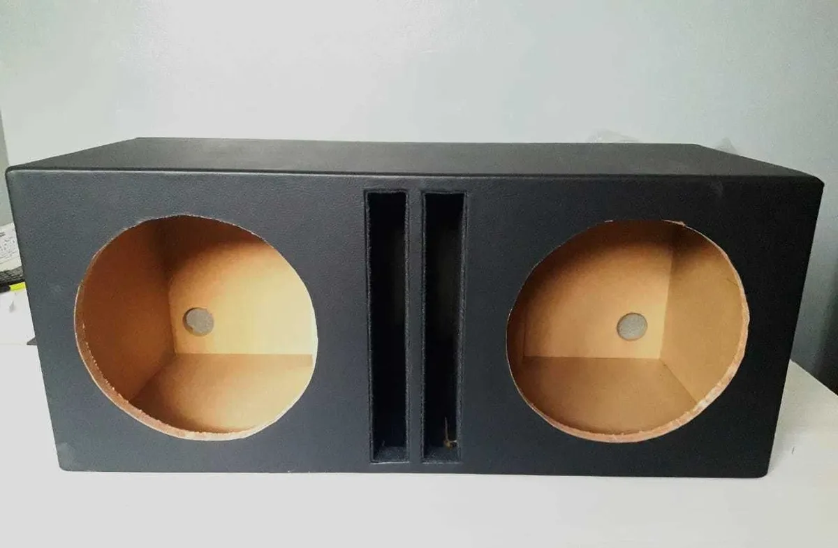 Cajon Acustico Doble Slot Subwoofer 12 Mdf 18mm Fabricacion Mebuscar