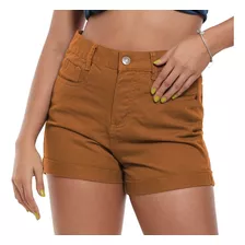 Short Mom Jeans Feminino Cintura Alta Vários Modelos