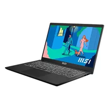 Laptop Msi 15.6 Core I7 16gb Ssd512gb Modern 15 B12hw Black