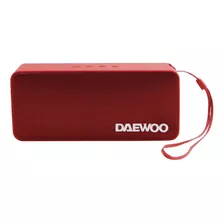 Parlante Portatil Bluetooh Usb Micro Dibts64rd Color Rojo