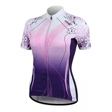 Maillot Ciclista De Manga Corta Con Cremallera Completa