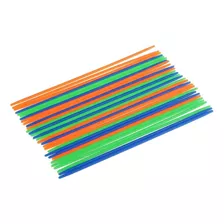 38 Piezas De Varillas De Plástico Multicolores