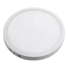 Plafon Led Redondo 24w Aplicar Blanco Frio 30cm X 30cm