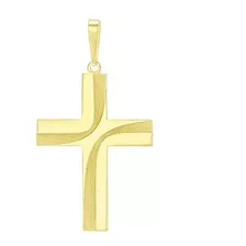 Pingente Crucifixo Trabalhado M Ouro 18k