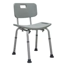 Silla Ducha Baño Con Respaldo Aluminio Marca Drive Medical