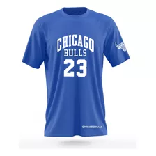 Polera Deportiva Dryfit Azulrey Nba Chicago Bulls 2023