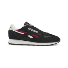 Zapatillas Reebok Classic Leather Color Core Black/chalk/flash Red - Adulto 36 Ar