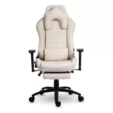 Cadeira De Escritório Gamer Xt Racer Platinum W Apoio De Pés Cor Branco