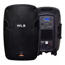 Caixa De Som Ativa Wls S12 Bluetooth 250w Rms Usb Fm Cor Preto 110v/220v